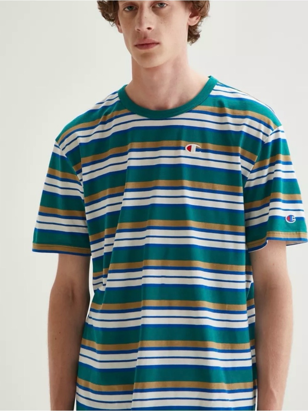 Champion Men's Yarn Dye Striped Tee made exclusively for Urban Outfitters
